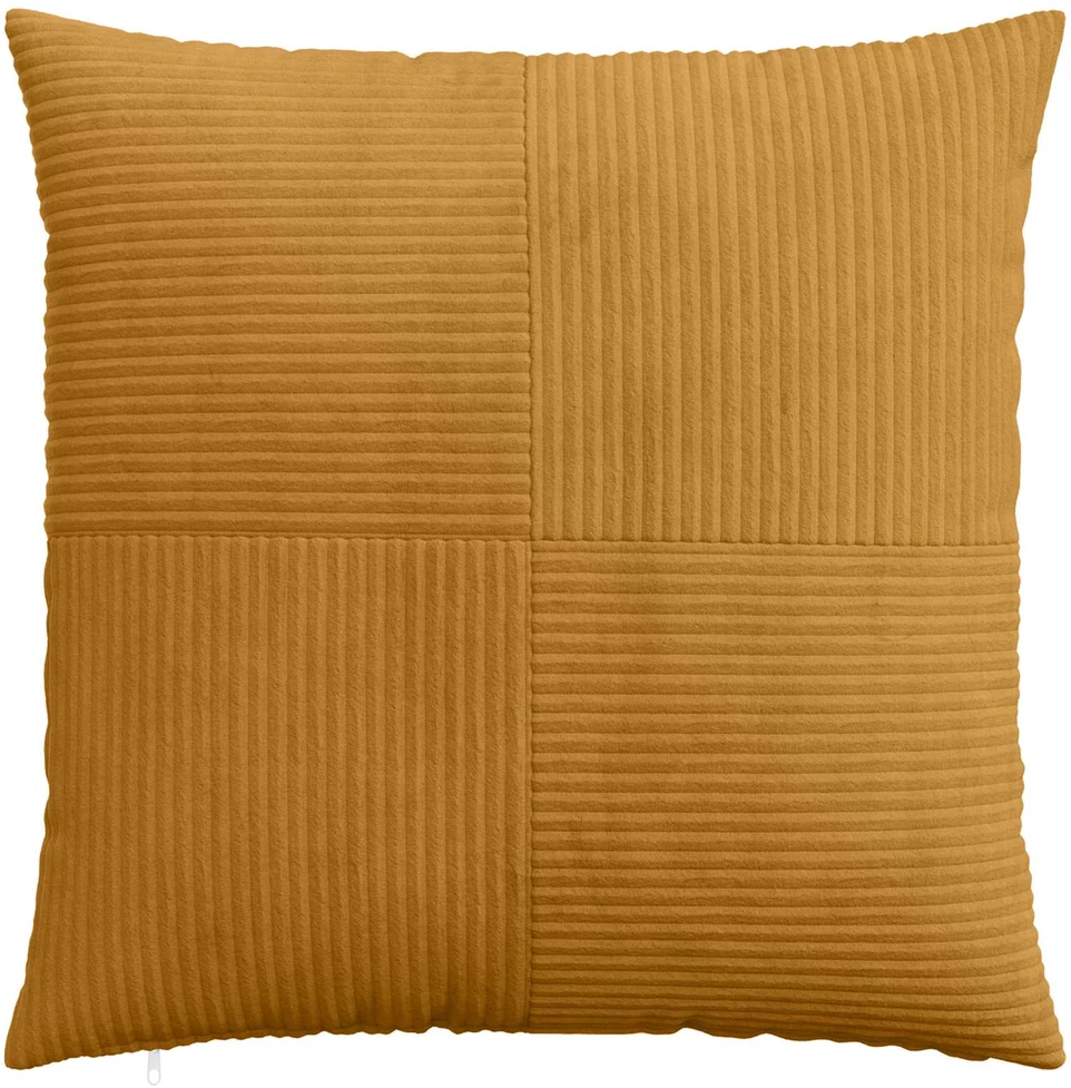 Pagalvėlės užvalkalas 2 pcs ALMELO Geltona 55 x 55 cm mančester