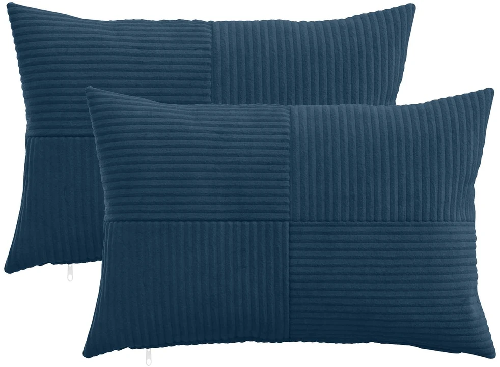 Pagalvėlės užvalkalas 2 pcs ALMELO Jūrinė mėlyna 50 x 70 cm