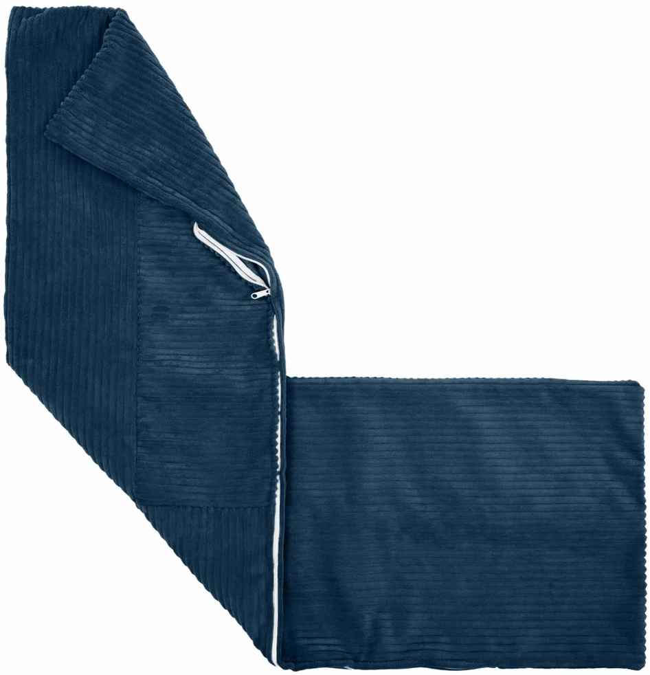 Pagalvėlės užvalkalas 2 pcs ALMELO Jūrinė mėlyna 40 x 145 cm