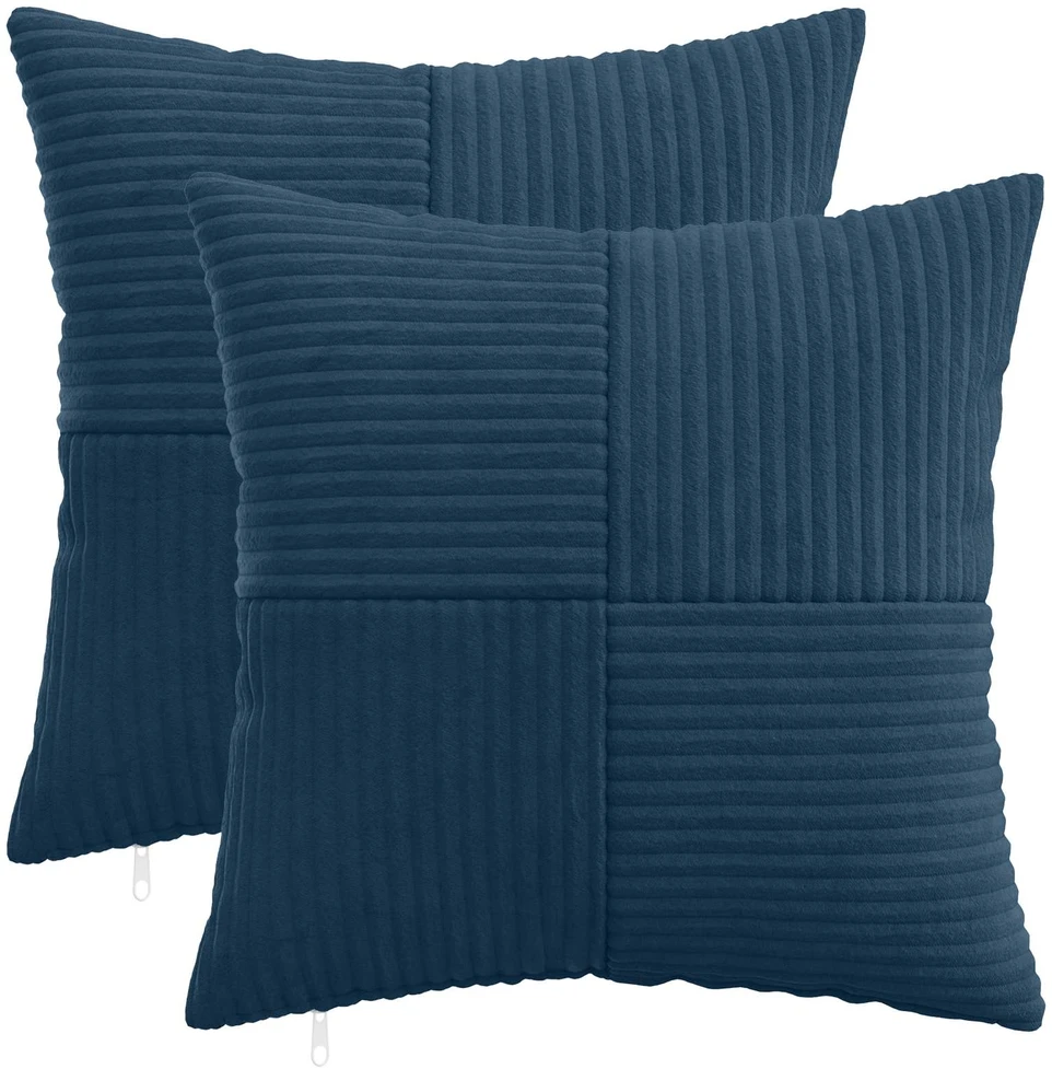 Pagalvėlės užvalkalas 2 pcs ALMELO Jūrinė mėlyna 35 x 35 cm