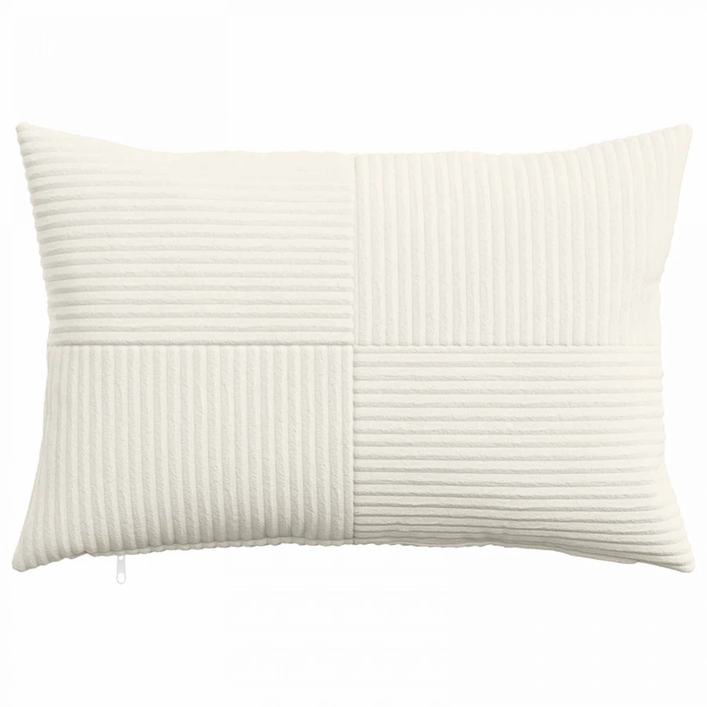 Pagalvėlės užvalkalas 2 pcs ALMELO Kreminė 50 x 80 cm mančester