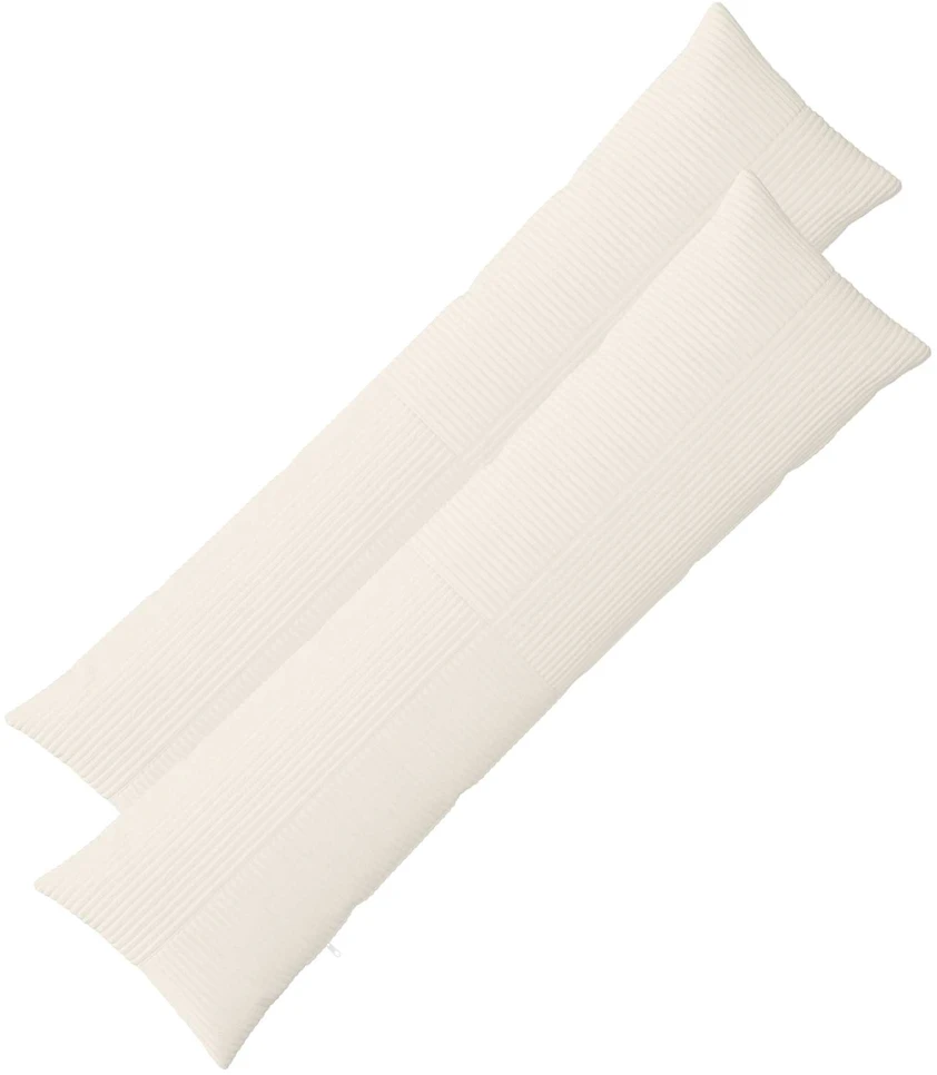 Pagalvėlės užvalkalas 2 pcs ALMELO Kreminė 40 x 145 cm