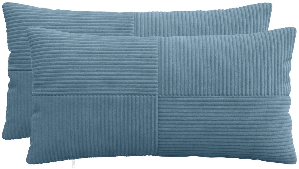 Pagalvėlės užvalkalas 2 pcs ALMELO Mėlyna 40 x 80 cm mančester