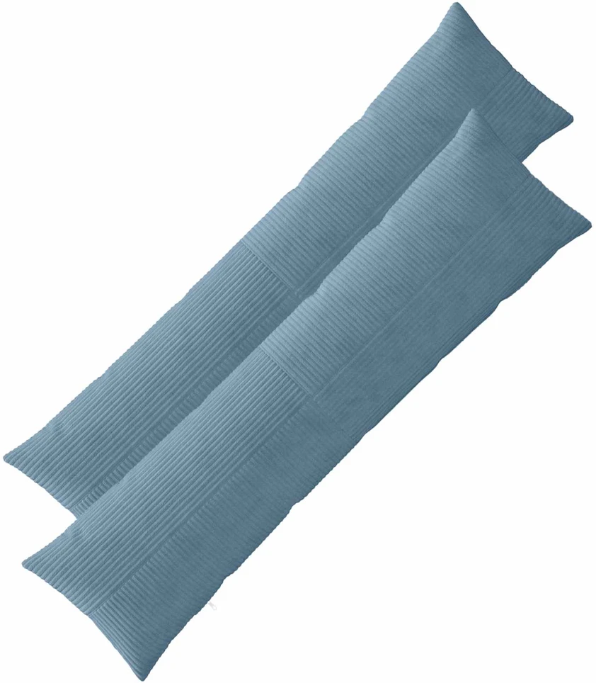 Pagalvėlės užvalkalas 2 pcs ALMELO Mėlyna 40 x 145 cm mančester