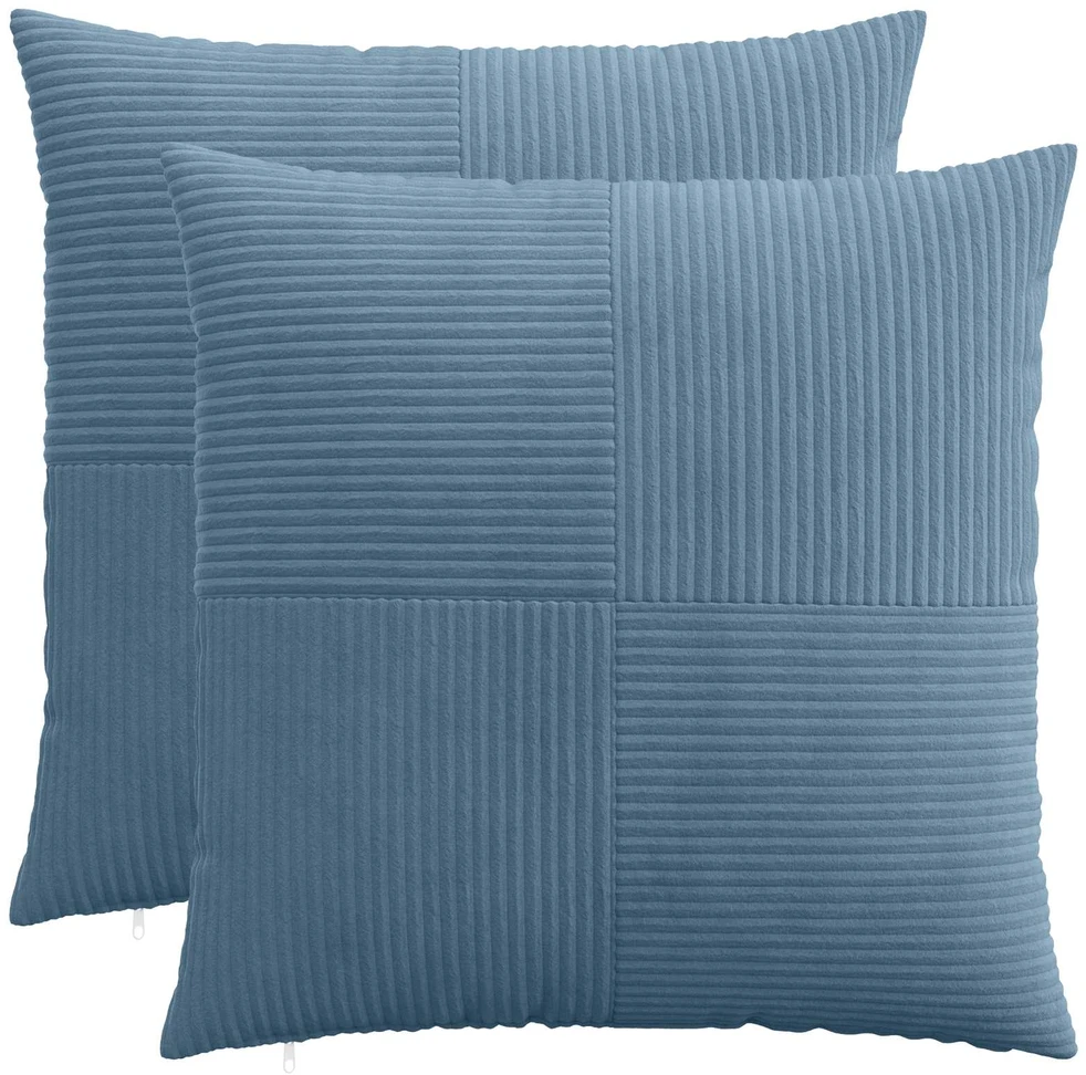 Pagalvėlės užvalkalas 2 pcs ALMELO Mėlyna 80 x 80 cm mančester