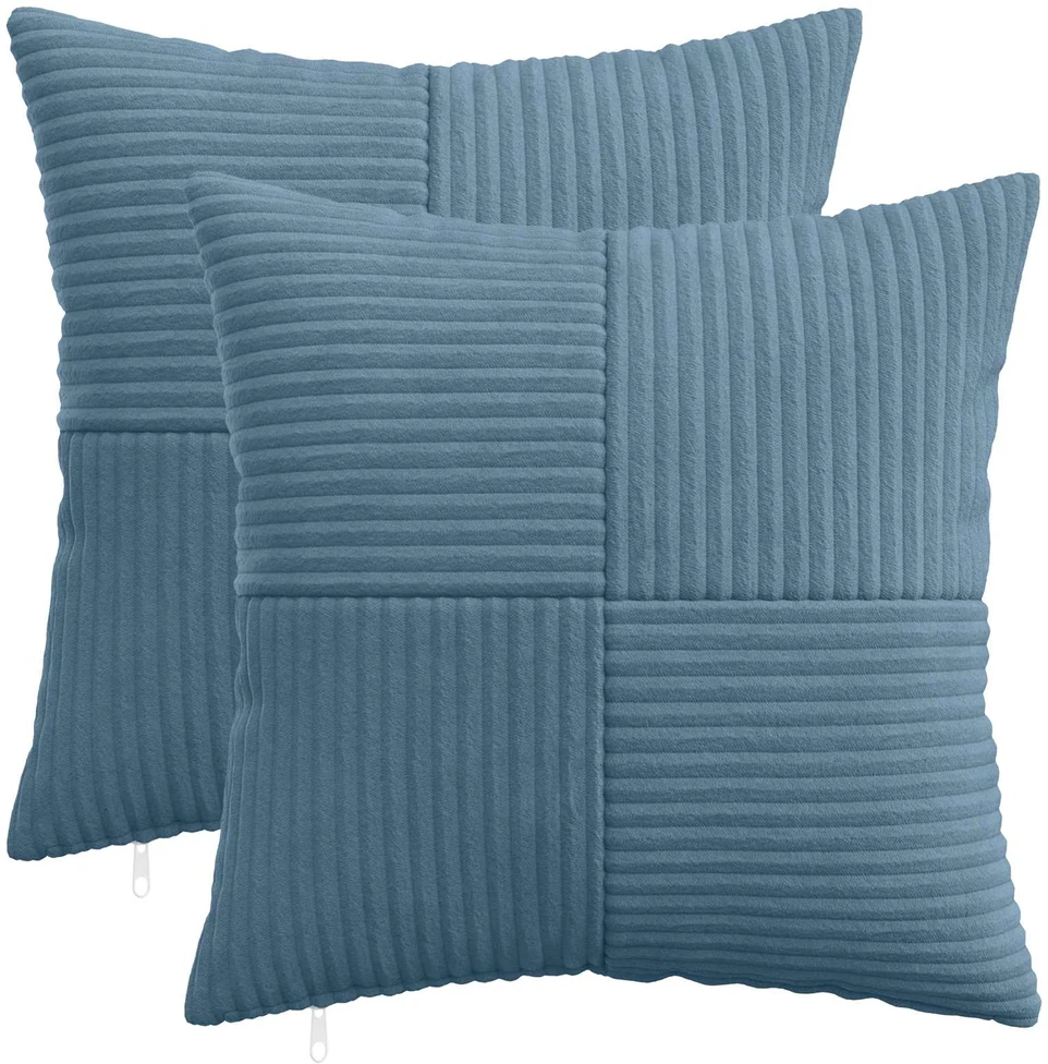 Pagalvėlės užvalkalas 2 pcs ALMELO Mėlyna 40 x 40 cm mančester