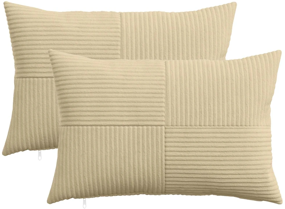 Pagalvėlės užvalkalas 2 pcs ALMELO Pilkai žalia 30 x 50 cm
