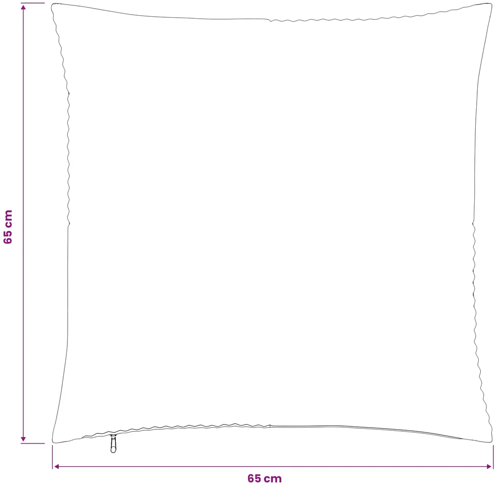 Pagalvėlės užvalkalas 2 pcs ALMELO Pilkai žalia 65 x 65 cm