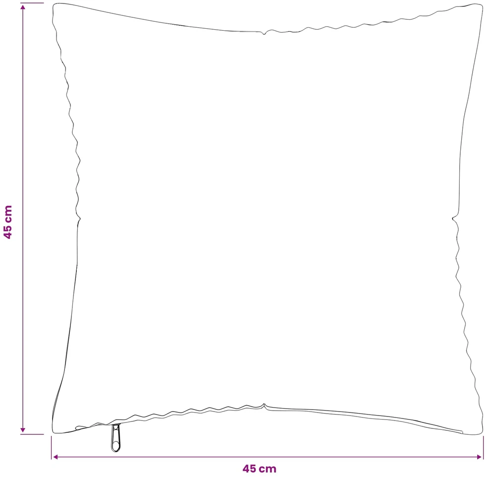 Pagalvėlės užvalkalas 2 pcs ALMELO Pilkai žalia 45 x 45 cm