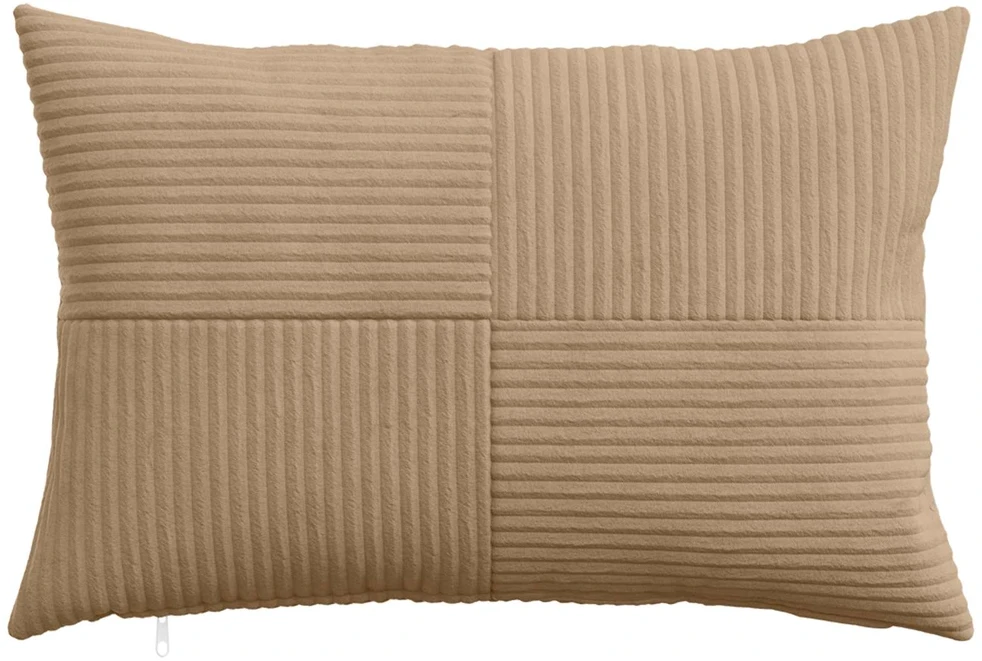 Pagalvėlės užvalkalas 2 pcs ALMELO Ruda 30 x 50 cm mančester
