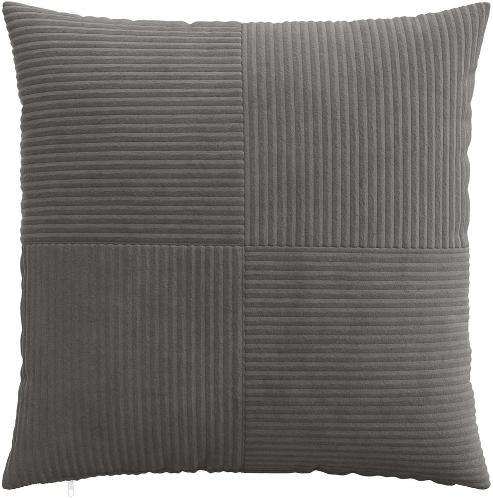 Pagalvėlės užvalkalas 2 pcs ALMELO Tamsiai pilka 55 x 55 cm