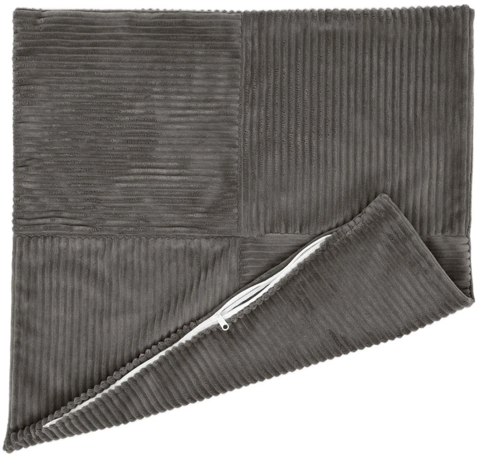 Pagalvėlės užvalkalas 2 pcs ALMELO Tamsiai pilka 65 x 65 cm