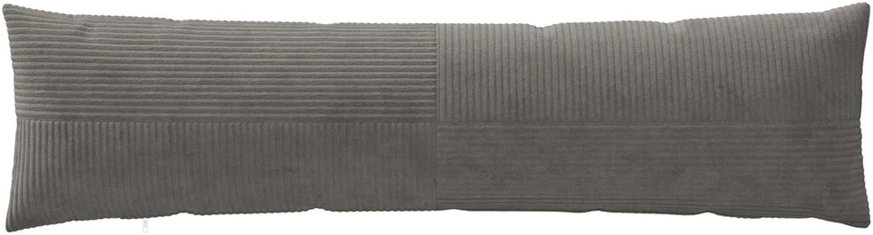 Pagalvėlės užvalkalas 2 pcs ALMELO Tamsiai pilka 40 x 145 cm