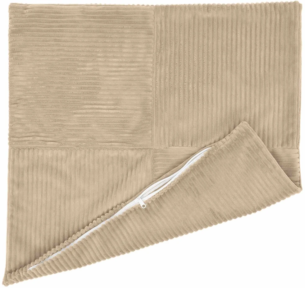 Pagalvėlės užvalkalas 2 pcs ALMELO Taupe 60 x 60 cm mančester