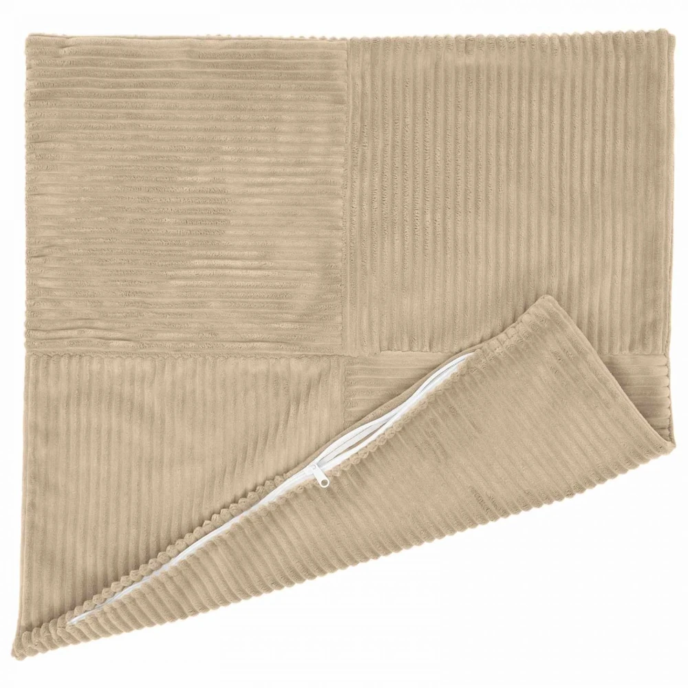 Pagalvėlės užvalkalas 2 pcs ALMELO Taupe 55 x 55 cm mančester