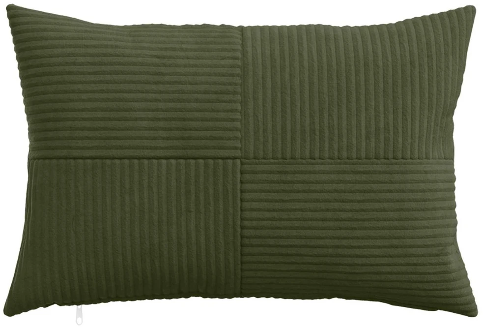 Pagalvėlės užvalkalas 2 pcs ALMELO Žalia 50 x 80 cm mančester