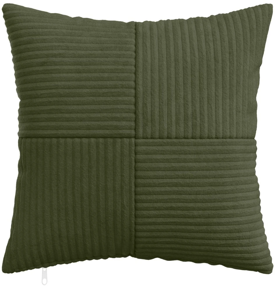 Pagalvėlės užvalkalas 2 pcs ALMELO Žalia 45 x 45 cm mančester