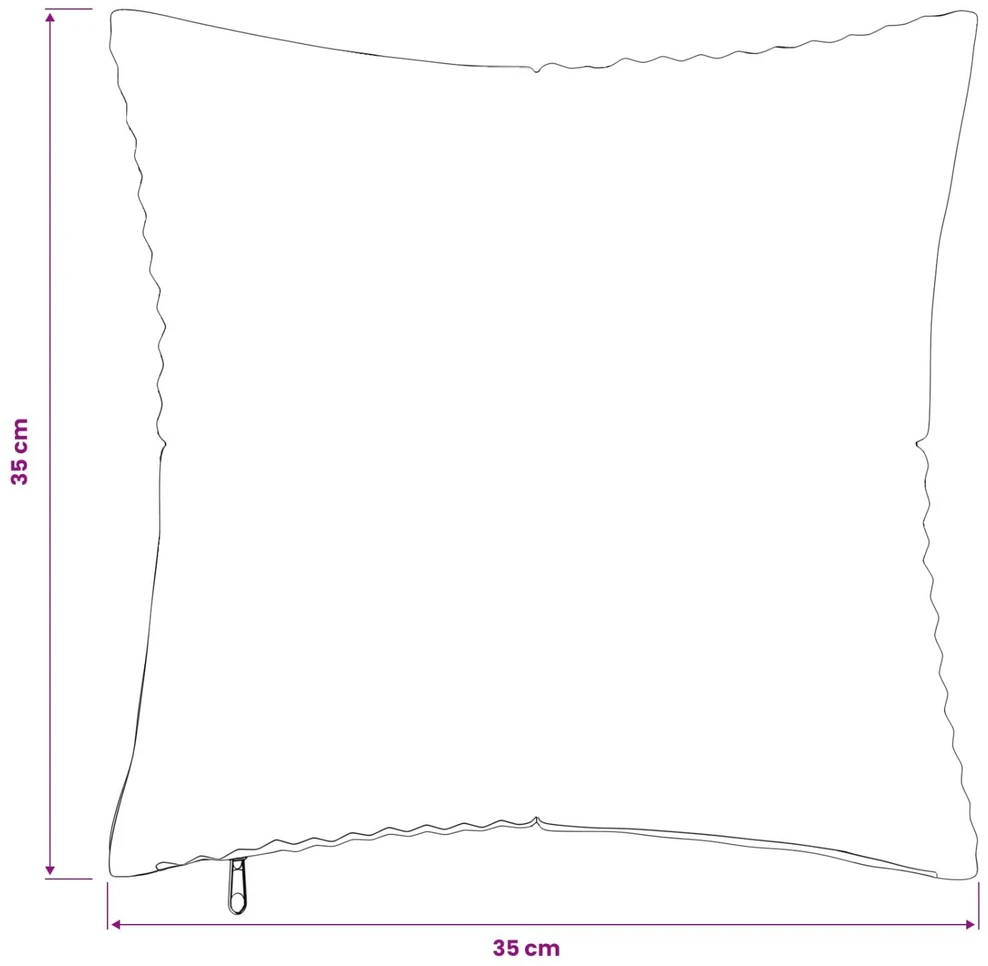 Pagalvėlės užvalkalas 2 pcs ALMELO Žalia 35 x 35 cm mančester