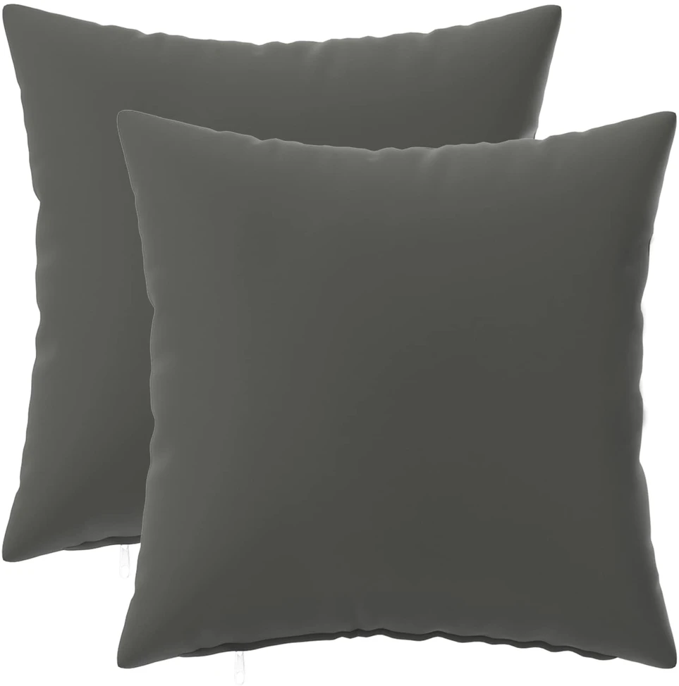Pagalvėlės užvalkalas 2 pcs HEERLEN Antracito 50 x 50 cm