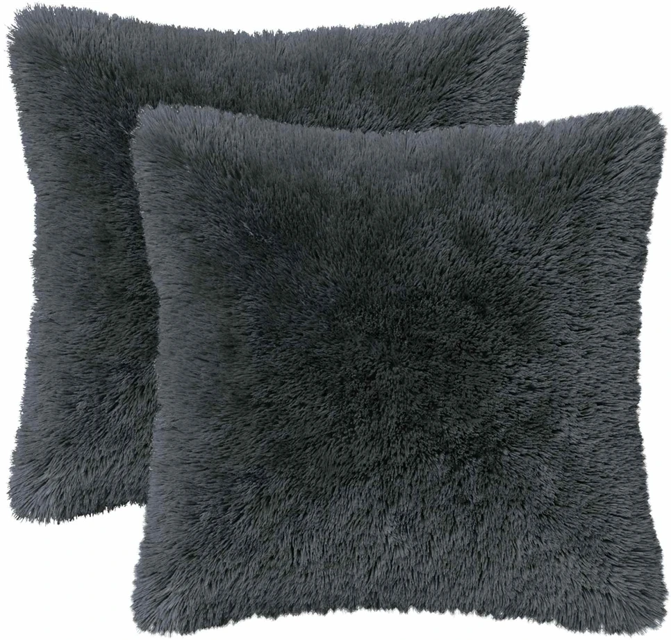 Pagalvėlės užvalkalas 2 pcs HEERLEN Antracito 45 x 45 cm