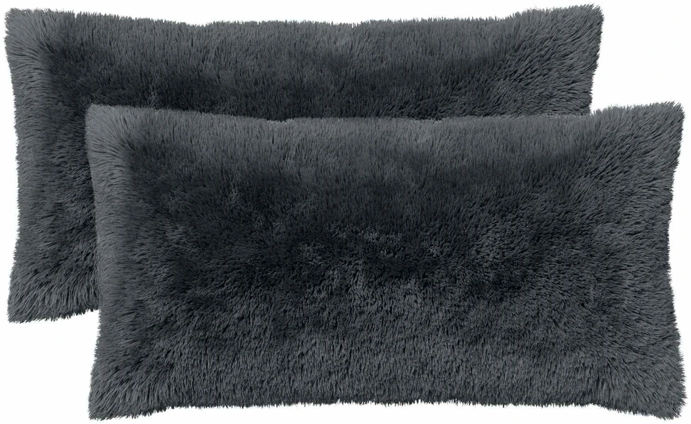 Pagalvėlės užvalkalas 2 pcs HEERLEN Antracito 40 x 80 cm
