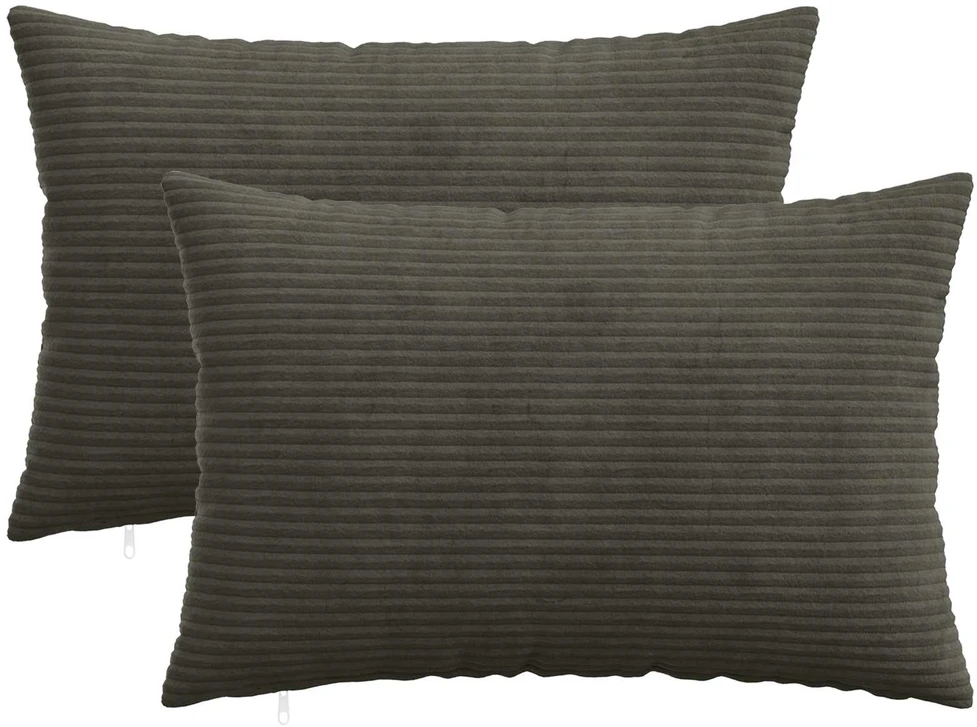 Pagalvėlės užvalkalas 2 pcs HEERLEN Antracito 40 x 60 cm