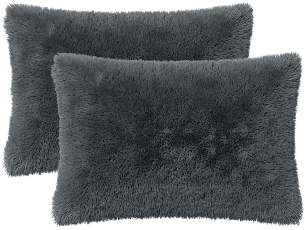 Pagalvėlės užvalkalas 2 pcs HEERLEN Antracito 50 x 80 cm