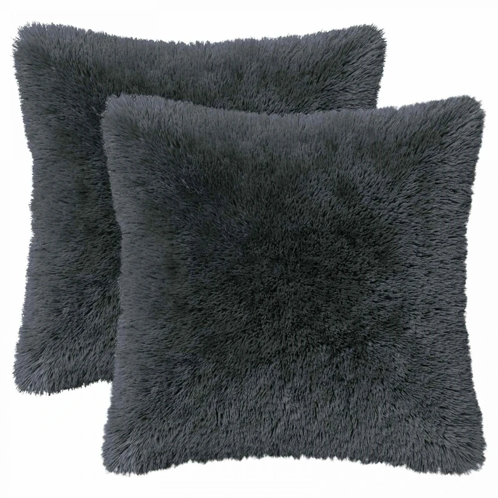 Pagalvėlės užvalkalas 2 pcs HEERLEN Antracito 45 x 45 cm