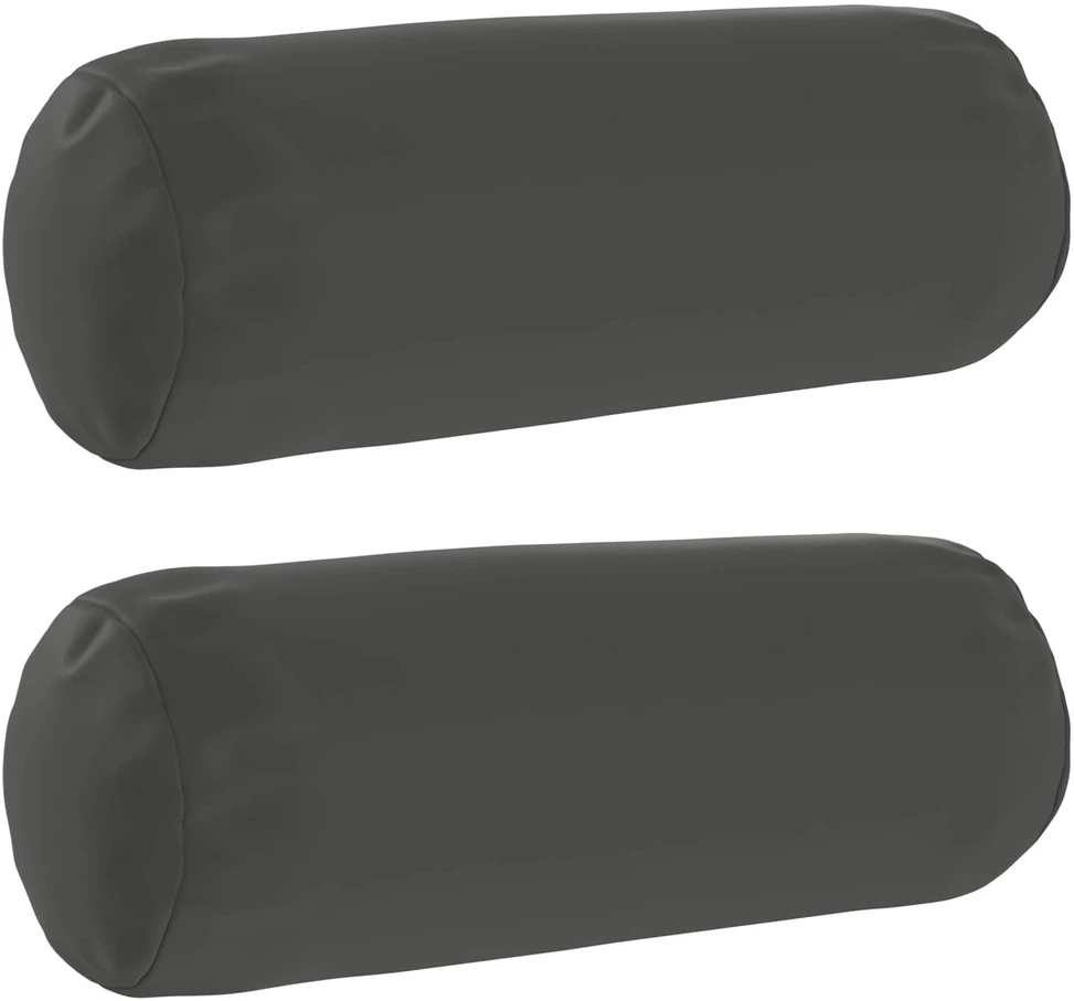 Pagalvėlės užvalkalas 2 pcs HEERLEN Antracito Ø 15 x 40 cm
