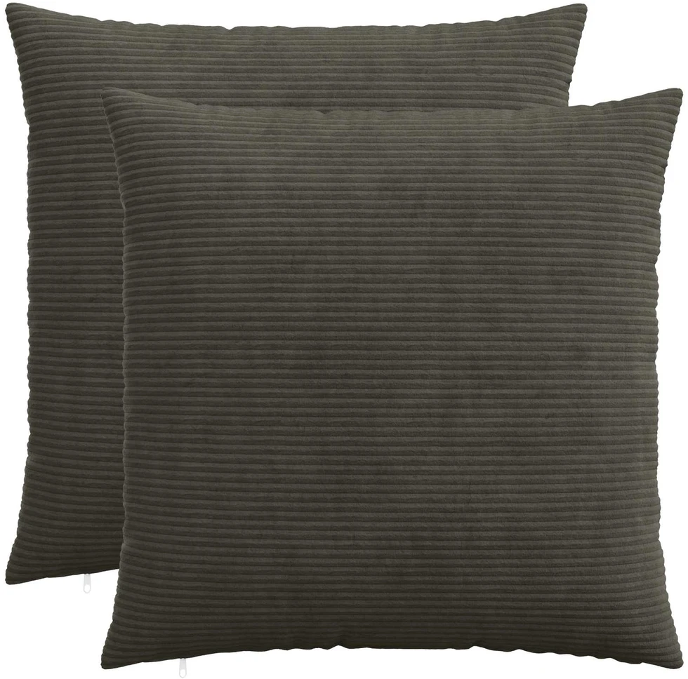 Pagalvėlės užvalkalas 2 pcs HEERLEN Antracito 65 x 65 cm