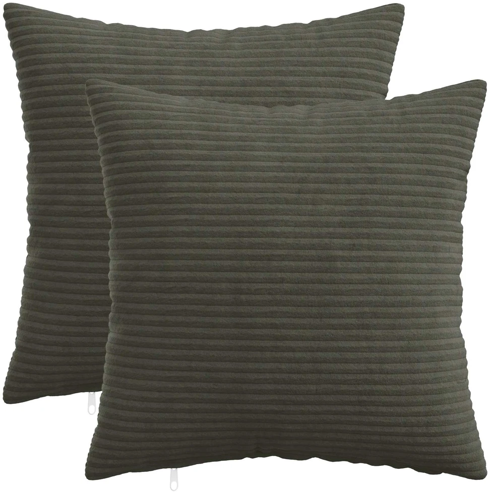 Pagalvėlės užvalkalas 2 pcs HEERLEN Antracito 40 x 40 cm