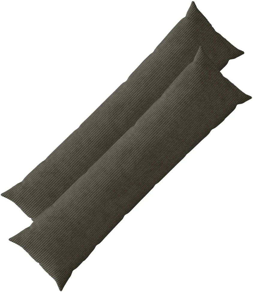 Pagalvėlės užvalkalas 2 pcs HEERLEN Antracito 40 x 145 cm