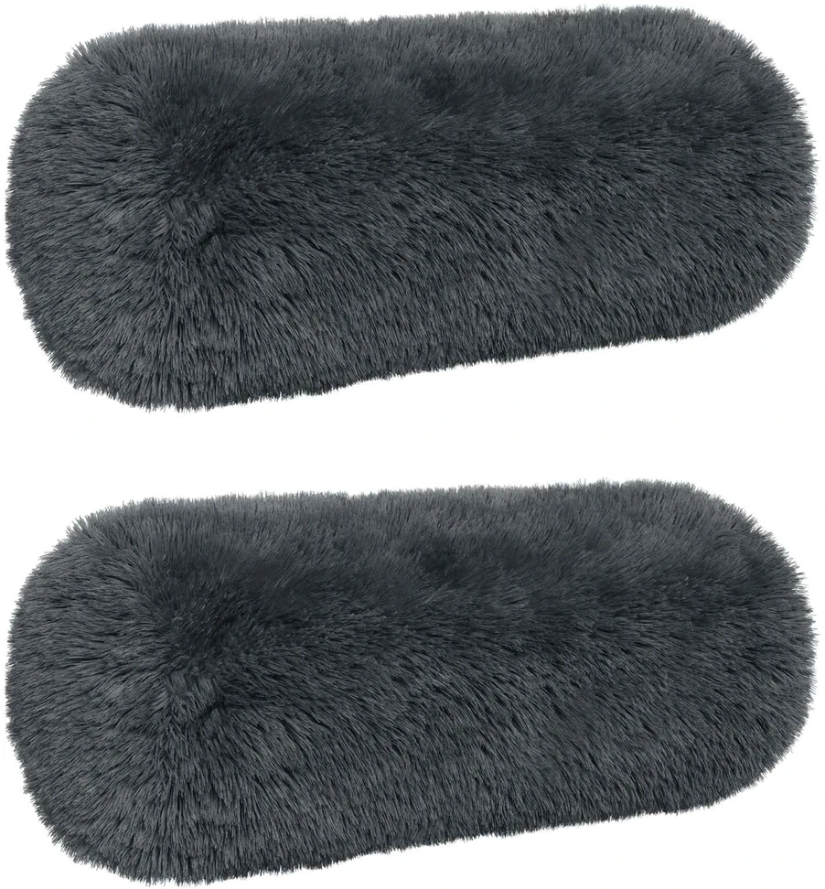 Pagalvėlės užvalkalas 2 pcs HEERLEN Antracito Ø 15 x 40 cm