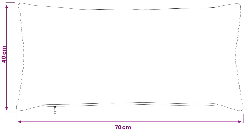 Pagalvėlės užvalkalas 2 pcs HEERLEN Antracito 40 x 70 cm