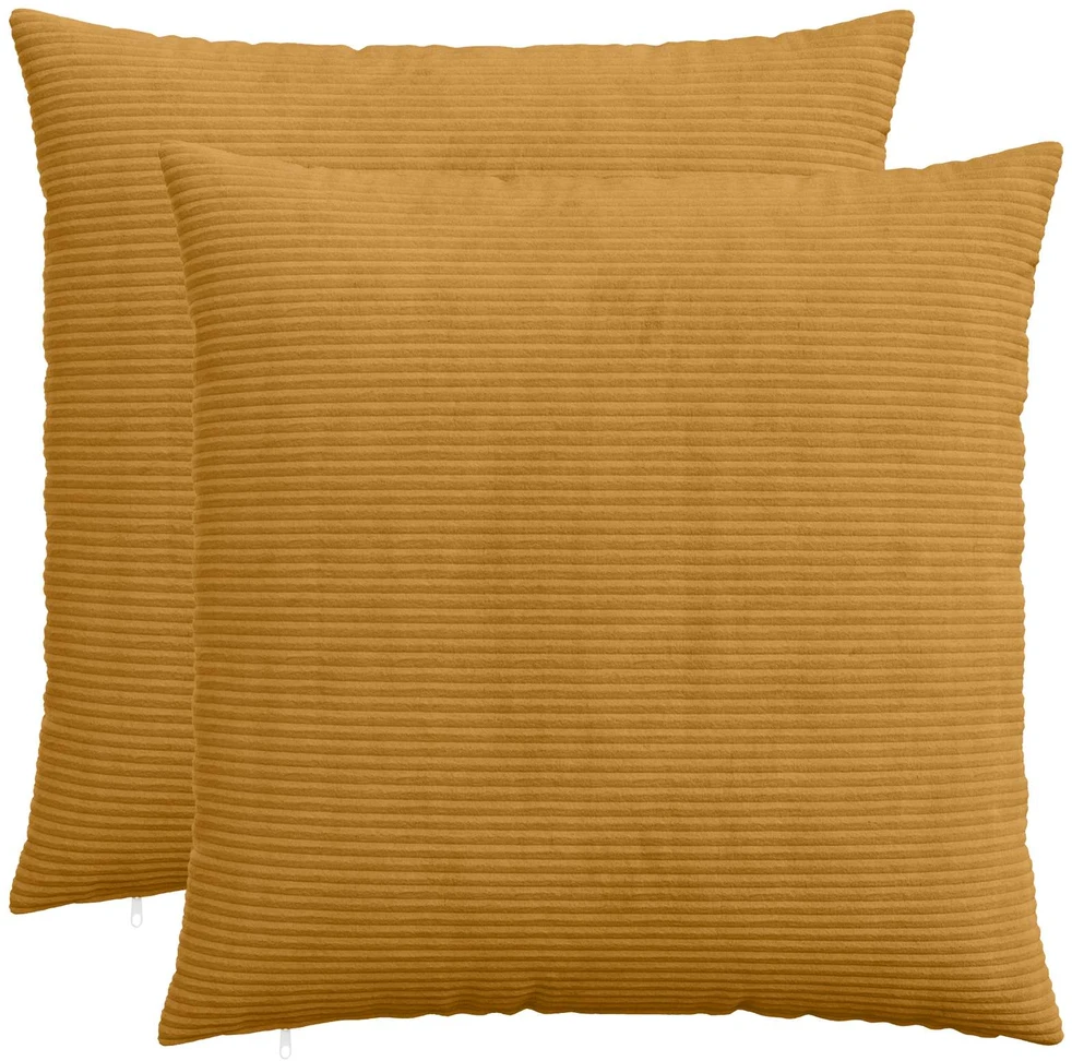 Pagalvėlės užvalkalas 2 pcs HEERLEN Geltona 60 x 60 cm