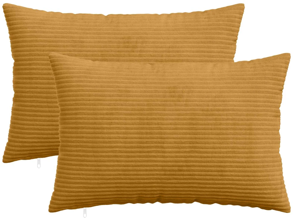 Pagalvėlės užvalkalas 2 pcs HEERLEN Geltona 40 x 60 cm