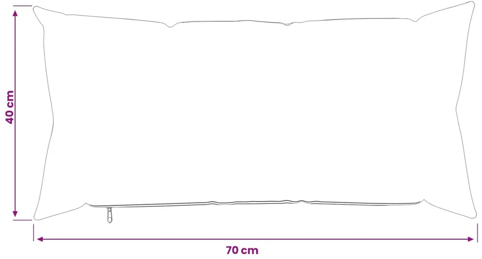 Pagalvėlės užvalkalas 2 pcs HEERLEN Juoda 40 x 70 cm Flanelė