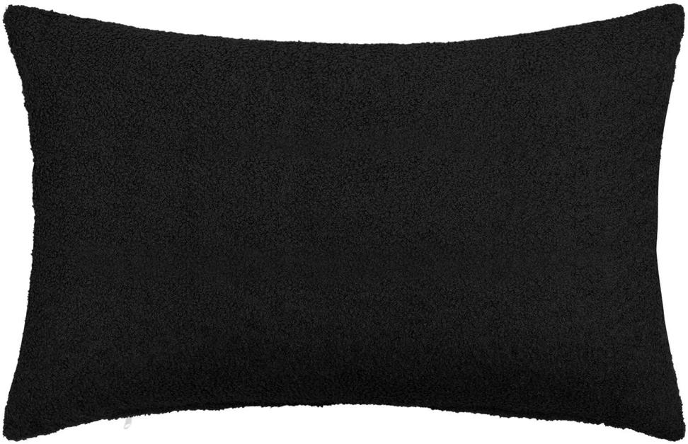 Pagalvėlės užvalkalas 2 pcs HEERLEN Juoda 50 x 75 cm Bouclé