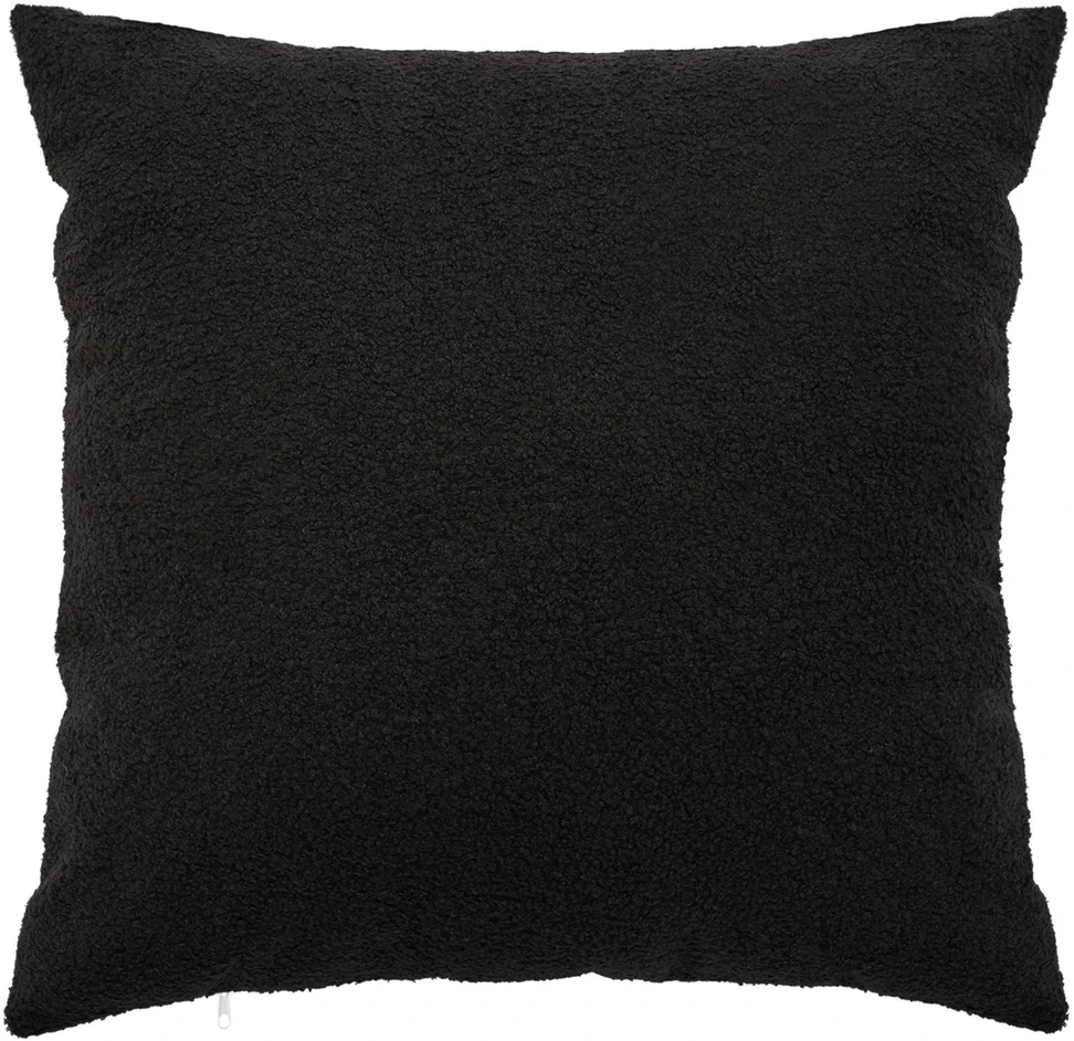 Pagalvėlės užvalkalas 2 pcs HEERLEN Juoda 80 x 80 cm Bouclé