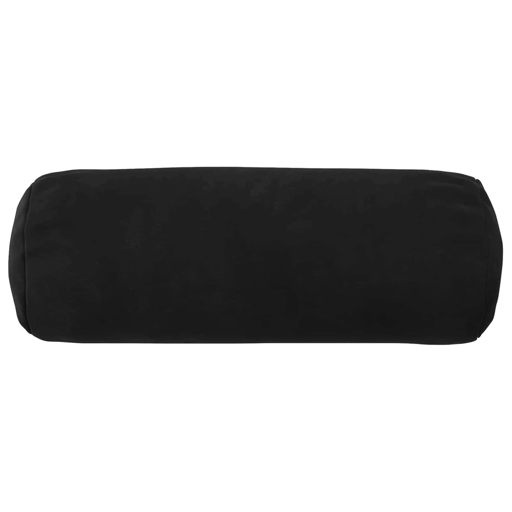 Pagalvėlės užvalkalas 2 pcs HEERLEN Juoda Ø 15 x 40 cm Aksomas