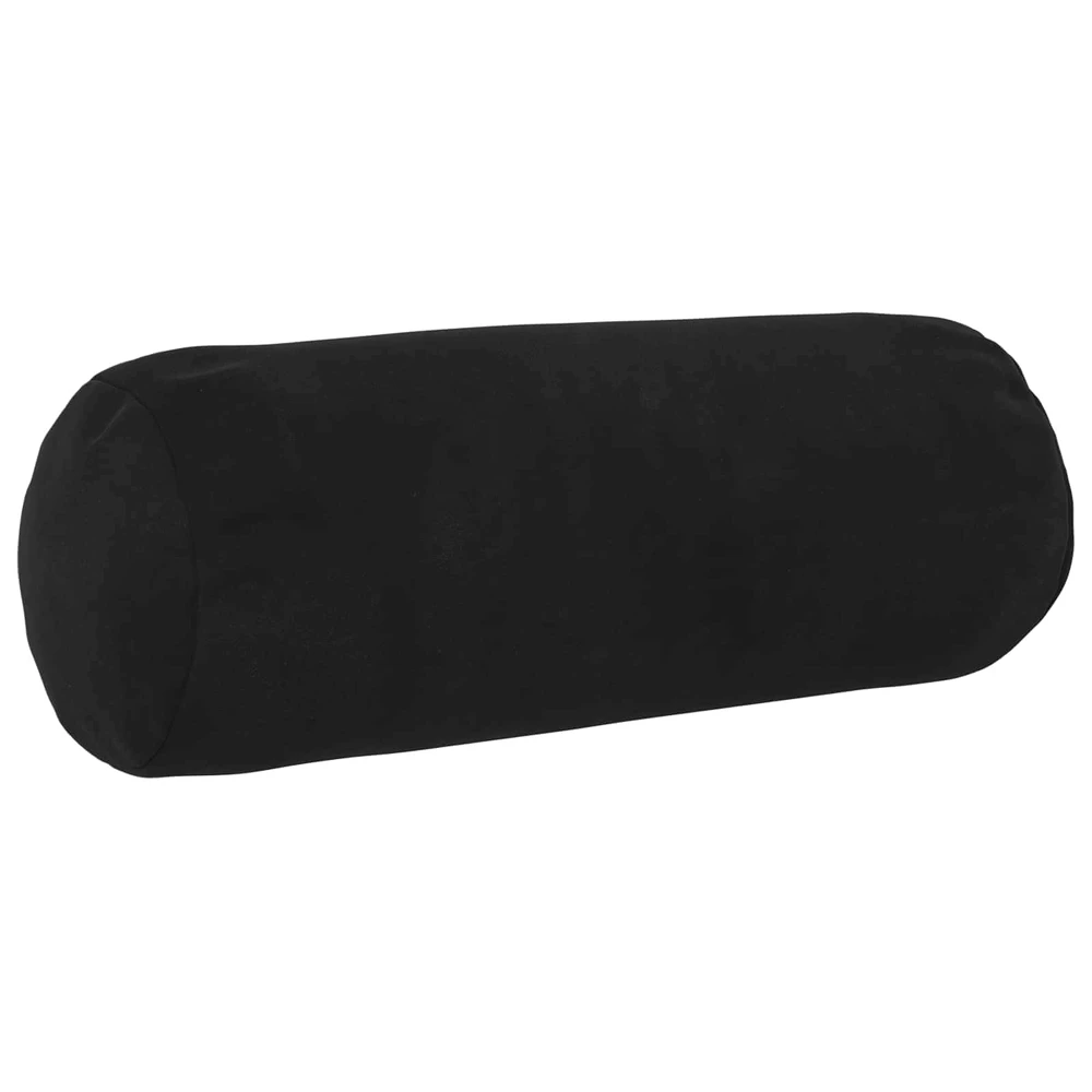 Pagalvėlės užvalkalas 2 pcs HEERLEN Juoda Ø 15 x 40 cm Aksomas