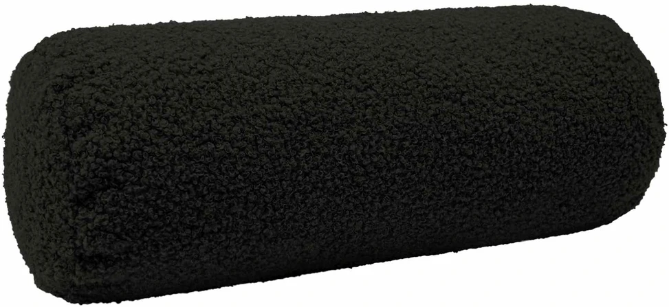 Pagalvėlės užvalkalas 2 pcs HEERLEN Juoda Ø 15 x 40 cm Bouclé