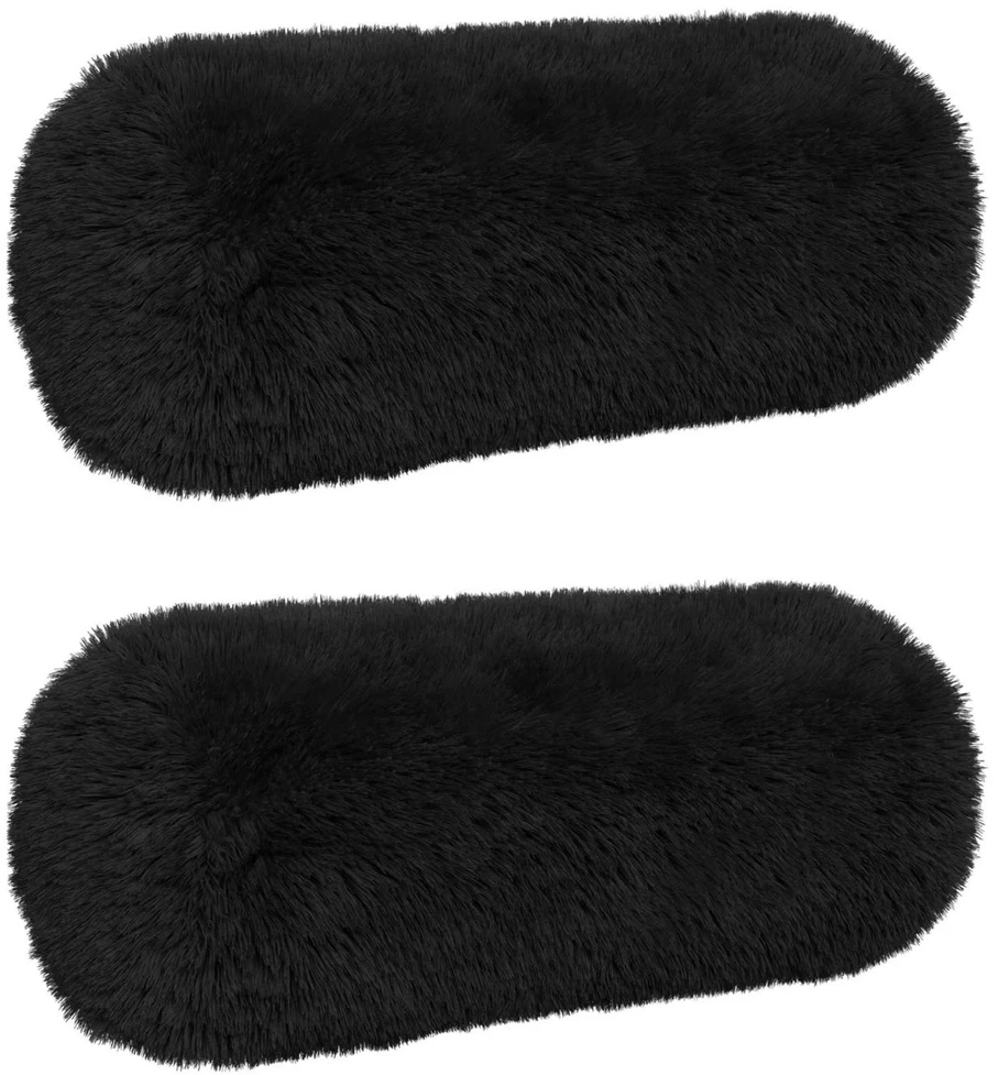 Pagalvėlės užvalkalas 2 pcs HEERLEN Juoda Ø 15 x 40 cm
