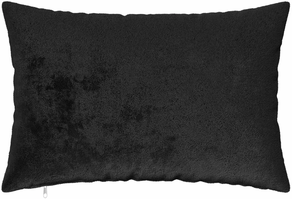Pagalvėlės užvalkalas 2 pcs HEERLEN Juoda 40 x 60 cm Flanelė