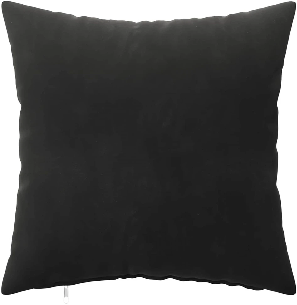 Pagalvėlės užvalkalas 2 pcs HEERLEN Juoda 40 x 40 cm Aksomas