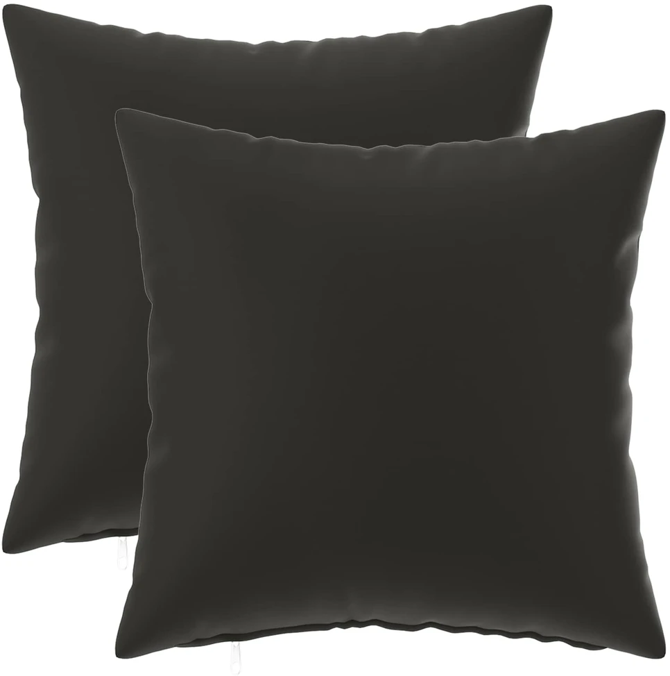 Pagalvėlės užvalkalas 2 pcs HEERLEN Juoda 50 x 50 cm