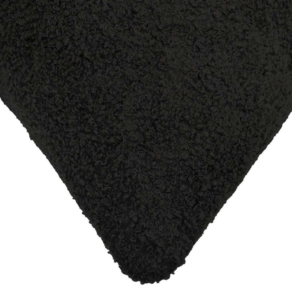 Pagalvėlės užvalkalas 2 pcs HEERLEN Juoda 40 x 70 cm Bouclé
