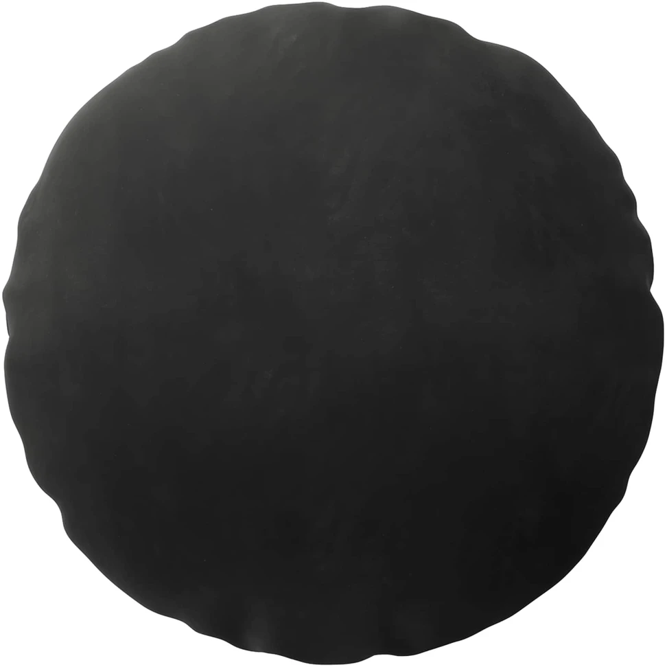 Pagalvėlės užvalkalas 2 pcs HEERLEN Juoda Ø 50 cm Aksomas