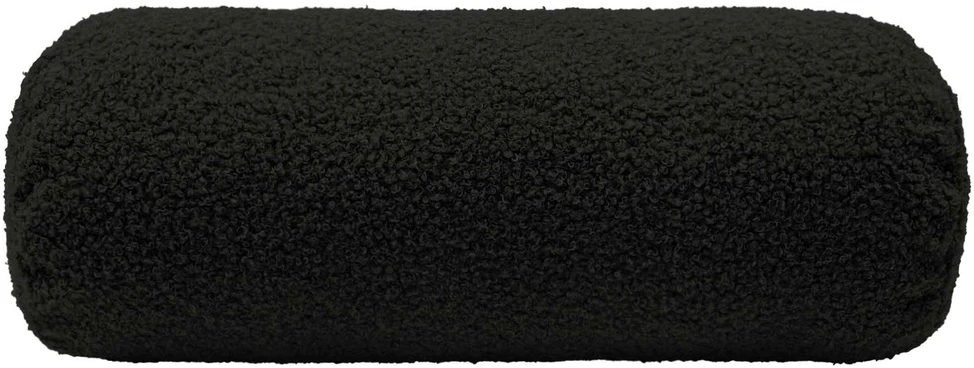 Pagalvėlės užvalkalas 2 pcs HEERLEN Juoda Ø 15 x 40 cm Bouclé