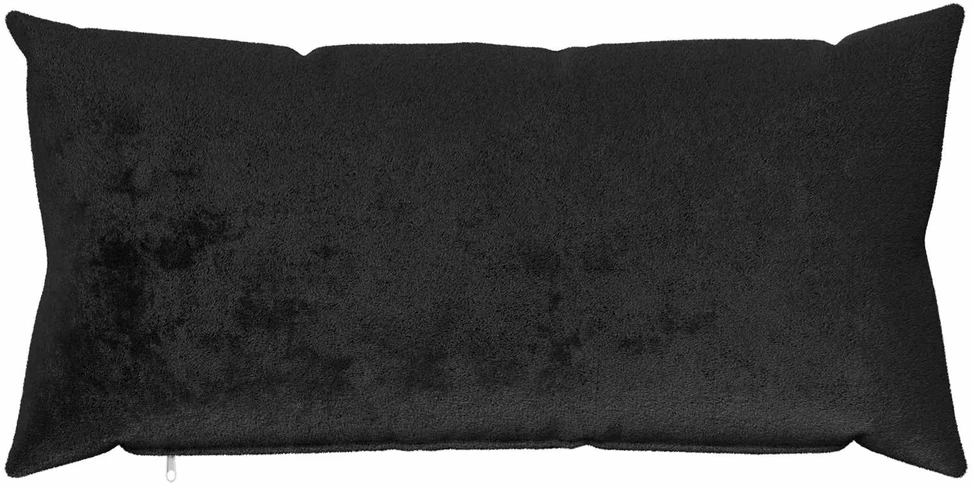Pagalvėlės užvalkalas 2 pcs HEERLEN Juoda 40 x 80 cm Flanelė